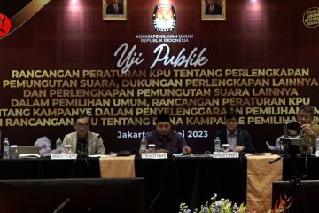 Terkait Pemilu 2024, KPU gelar uji publik tiga rancangan PKPU