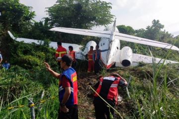 Semua penumpang pesawat tergelincir di Morowali selamat