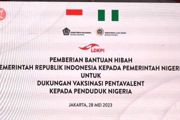Tahap 1, Indonesia kirim 730.000 vaksin Pentavalen untuk Nigeria