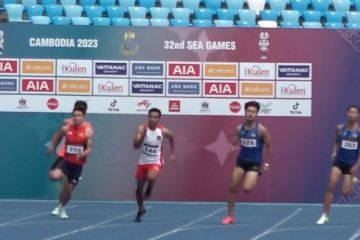 Zohri sabet perunggu di nomor lari 200 meter putra SEA Games Kamboja