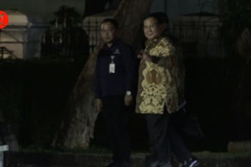 Ketum parpol koalisi berkumpul di Istana, Selasa malam