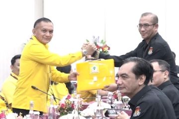 Empat jam jelang penutupan, Partai Golkar daftarkan bacaleg