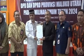 Sultan Ternate daftar jadi bakal calon anggota DPD di KPU Maluku Utara