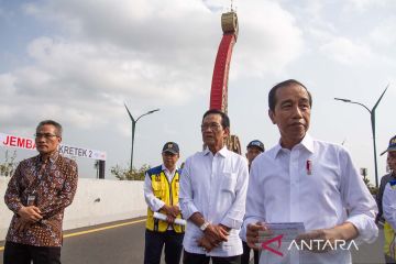 Presiden Jokowi resmikan Jembatan Kretek 2