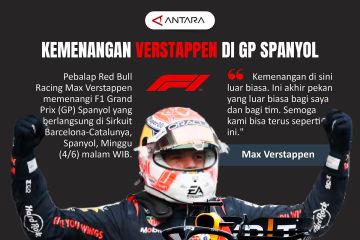 Kemenangan Verstappen di GP Spanyol