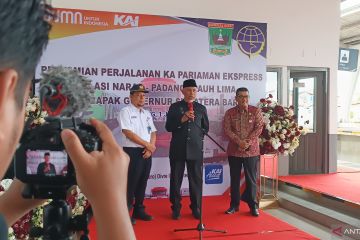 Gubernur mendukung operasional KA CPO di Sumbar