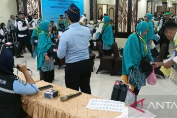 Embarkasi Makassar telah berangkatkan 6.668 calon haji