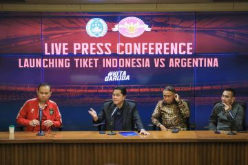 INDEF: Perputaran ekonomi timnas vs Argentina diproyeksi tembus Rp500 Miliar