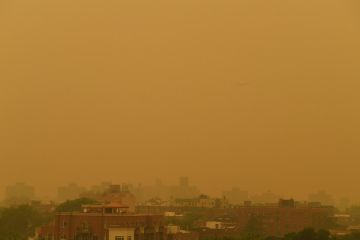 New York pantau kualitas udara akibat kebakaran hutan di Kanada
