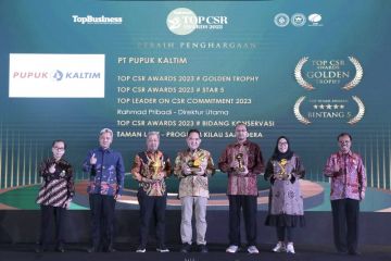 Pupuk Kaltim raih empat penghargaan TOP CSR Awards 2023