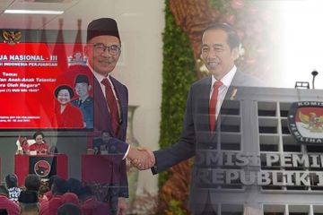 Kemarin, Jokowi temui Anwar Ibrahim di Malaysia hingga Rakernas PDIP