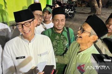 PPP berharap Sandiaga Uno jadi cawapres dampingi Ganjar Pranowo