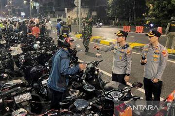 Polisi tilang 40 motor saat penertiban balap liar