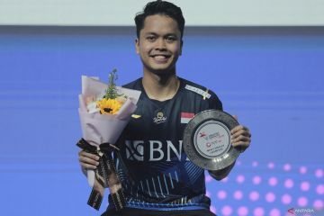 Ginting juara Singapore Open 2023