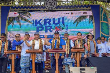 Pertamina Patra Niaga dukung pasokan energi di WSL Krui Pro 2023