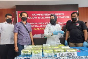 Polda Sulawesi Tengah ungkap sindikat narkoba jaringan Internasional