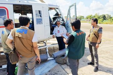 BNPB kirim helikopter fungsi ganda tanggulangi karhutla di Kalteng