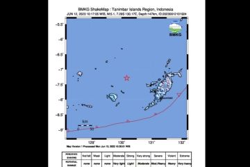 Aktivitas subduksi Laut Banda picu gempa M5,1 di pantai utara Maluku
