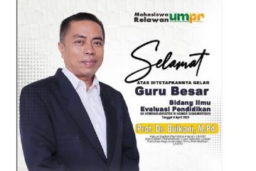 UMPR kukuhkan guru besar pertama dan kolaborasi UHAMKA Jakarta
