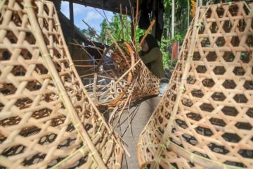 Kerajinan lanjung rotan di Jambi