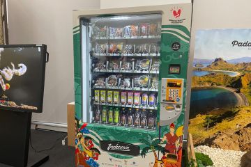 "Indonesia halal vending machine" hadir perdana di Jepang