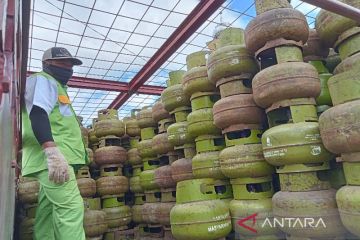 Pertamina selama 2023 PHU tiga pangkalan elpiji 3 kg di Palangka Raya