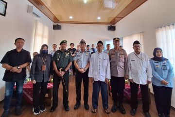 Satu narapidana terorisme di Lapas Ngawi  berikrar setia NKRI