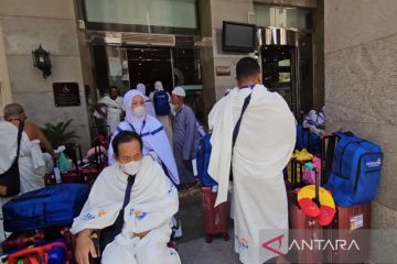 Jamaah haji khusus mulai tinggalkan Madinah