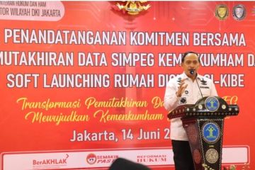 Kemenkumham DKI optimalkan tata kelola data lewat aplikasi digital