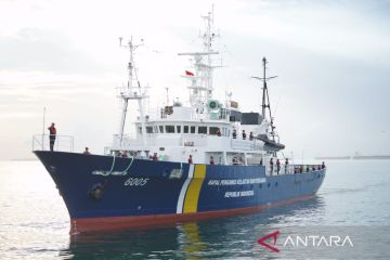 Kapal pengawas hibah dari pemerintah Jepang tiba di Indonesia