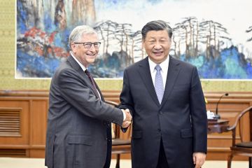 Presiden China bertemu Bill Gates untuk bahas sejumlah isu global