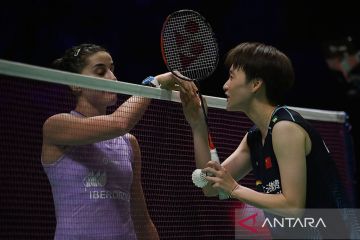 Chen hentikan kebangkitan Marin di final Indonesia Open 2023