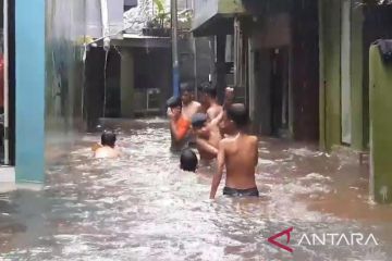 Permukiman Kebon Pala banjir akibat Kali Ciliwung meluap