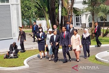 Jokowi terima kunjungan kenegaraan kaisar dan permaisuri Jepang