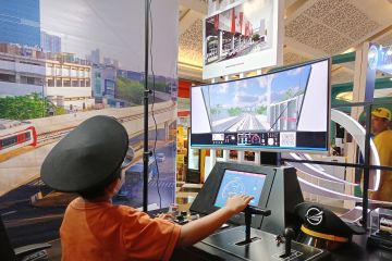LRT Jakarta hadirkan simulator kereta ringan di Jakarta Fair Kemayoran