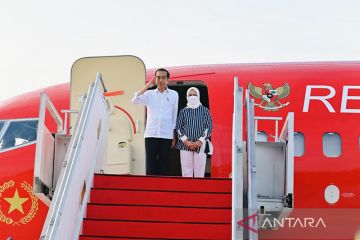 Presiden Jokowi dan Ibu Iriana lakukan kunjungan kerja ke NTB