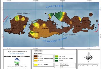 BMKG: Potensi kekeringan di NTB meluas pada akhir Juni