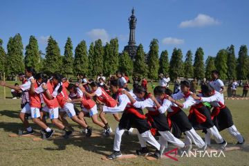 Serunya lomba olahraga tradisional di Bali