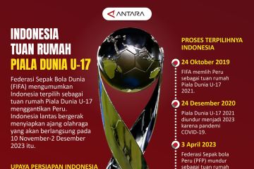 Indonesia tuan rumah Piala Dunia U-17