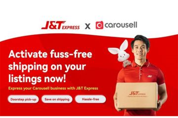J&T Express bermitra dengan Carousell untuk menyediakan layanan pengiriman barang "door-to-door" di Singapura