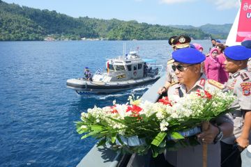 Kapolda: Ziarah dan tabur bunga di laut untuk mengenang jasa pahlawan