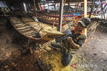 Situs Geopark Meratus Pembuatan Kapal Tradisional Sewangi