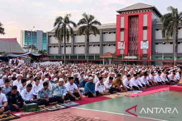 2.000 napi ikuti shalat Idul Adha di Lapas Narkotika Jakarta 