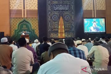 Ribuan orang shalat Idul Adha di Jakarta Islamic Center