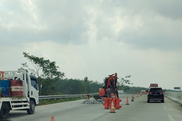 Tol Sumatera ruas Lampung-Sumsel ramai perbaikan