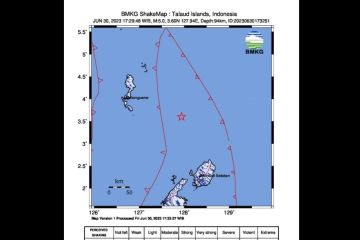 Gempa magnitudo 4,9 guncang Pulau Morotai