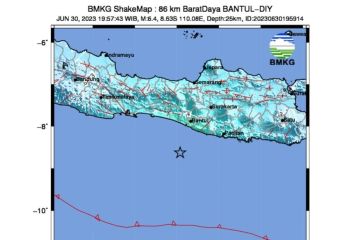 Sejumlah wilayah Jatim rasakan gempa Bantul