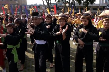Pagelaran kolosal di Kota Bogor, hadirkan penari dan pesilat belia