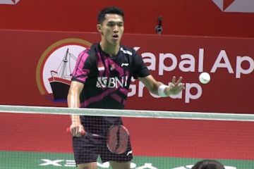 Jonatan Christie melaju ke perempat final Indonesia Open 2023