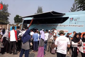 Antisipasi serangan fajar di Pemilu, KPK adakan safari bus antikorupsi